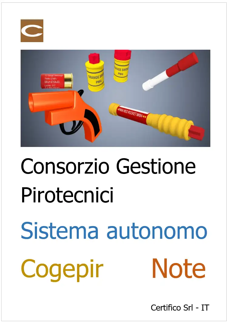 Consorzio Gestione Pirotecnici - Sistema autonomo “Cogepir”